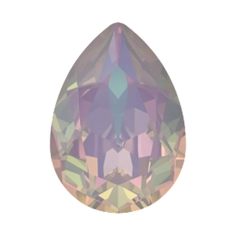 Swarovski Fancy Stones 4320 14 x 10 mm White Opal Vitrail Light F