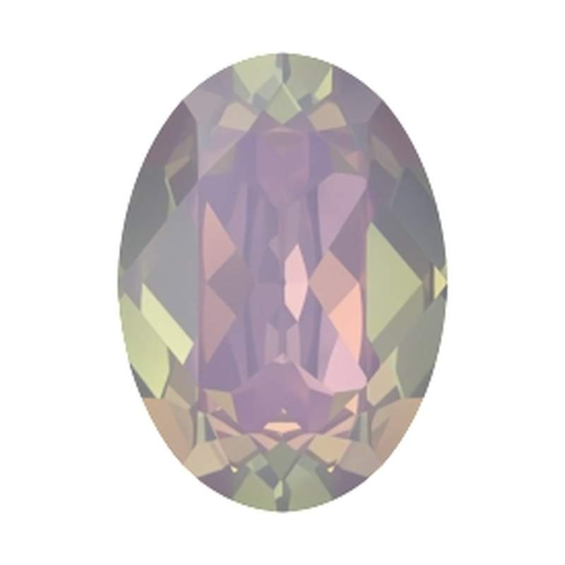 Swarovski Fancy Stones 4120 14 x 10 mm White Opal Vitrail Light F