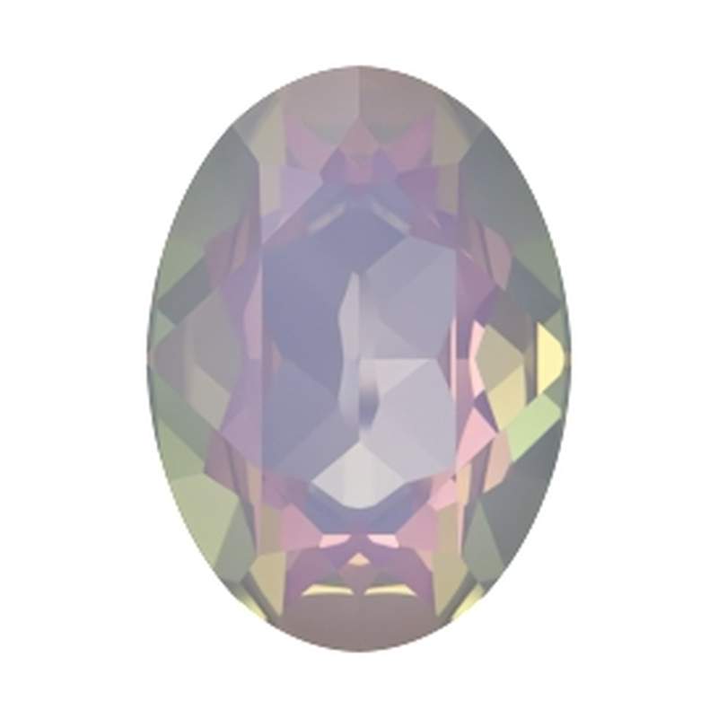 Swarovski Fancy Stones 4120 18 x 13 mm White Opal Vitrail Light F