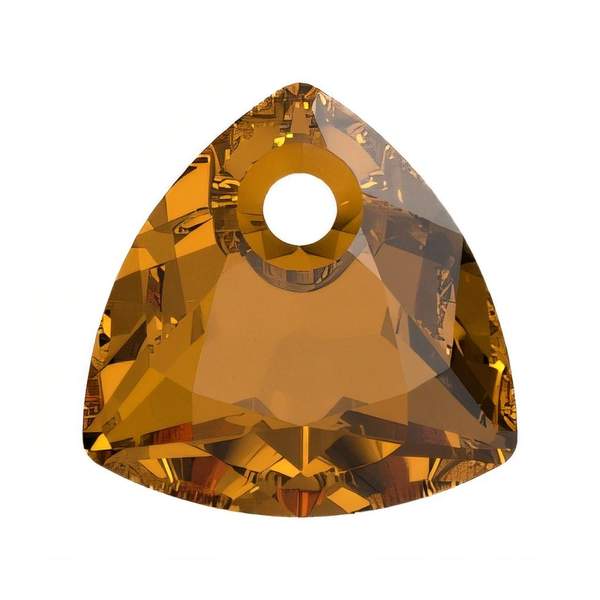 Swarovski Crystal Pendants 6434 8 mm Light Amber