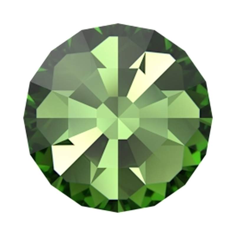Swarovski Round Stones 1100 pp 0 Fern Green F