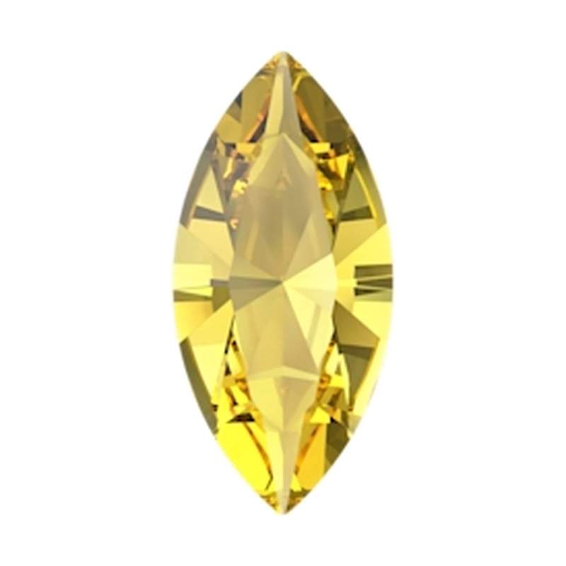 Swarovski Fancy Stones 4228 15 x 7 mm Light Topaz Ignite