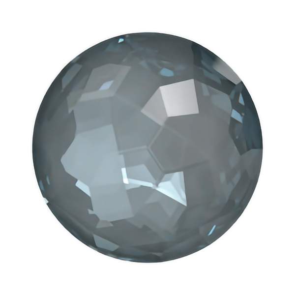 Swarovski Round Stones 1383 8 mm Crystal Dark Grey Ignite