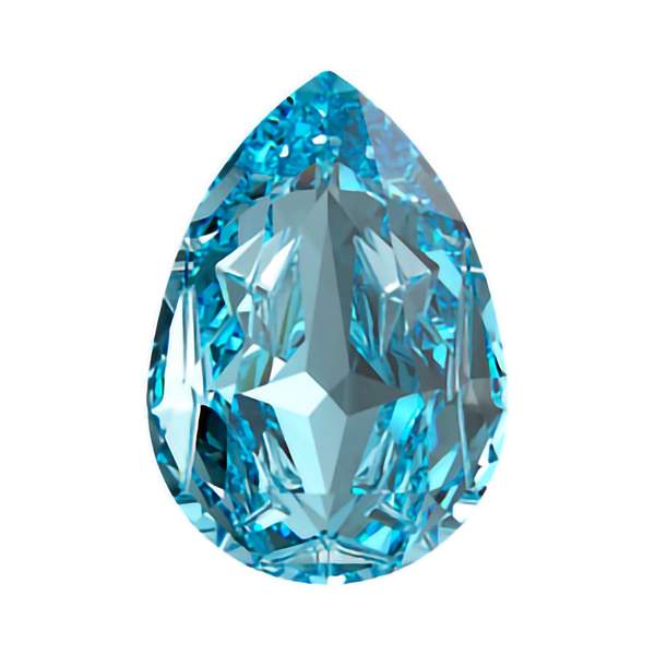 Swarovski Fancy Stones 4390 10 x 7 mm Aquamarine F