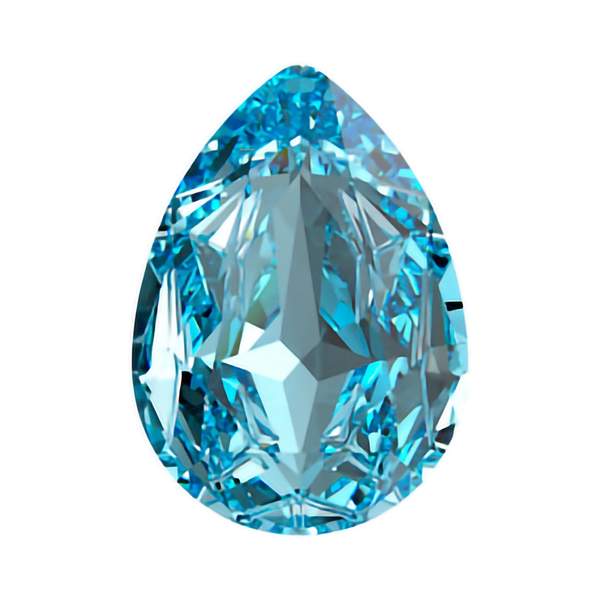 Swarovski Fancy Stones 4390 14 x 10 mm Aquamarine F