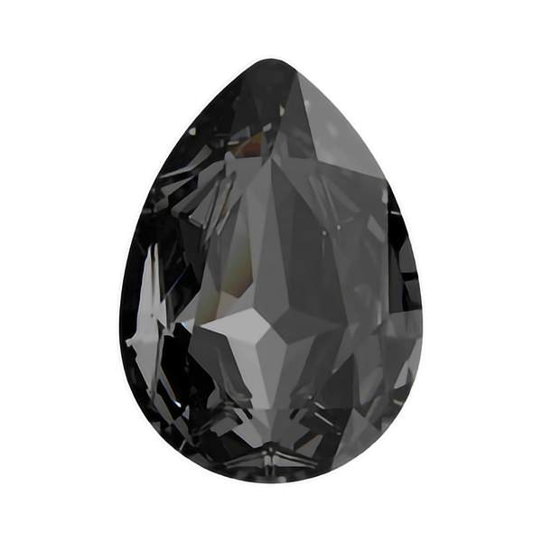 Swarovski Fancy Stones 4390 14 x 10 mm Crystal Silver Night F