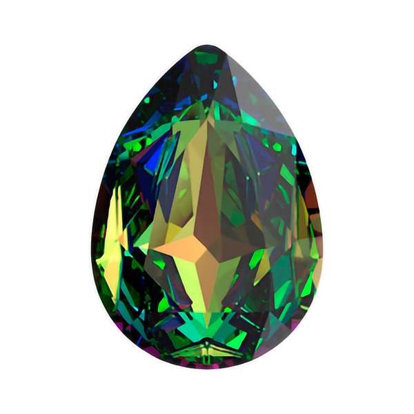 Swarovski Fancy Stones 4390 14 x 10 mm Crystal Vitrail Medium F
