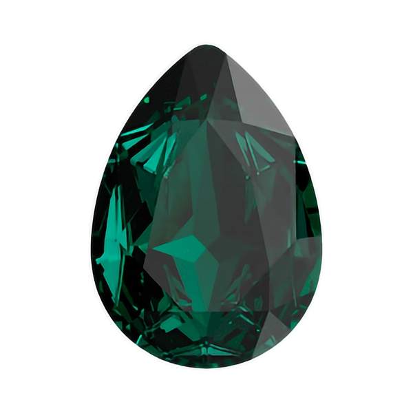 Swarovski Fancy Stones 4390 14 x 10 mm Emerald F