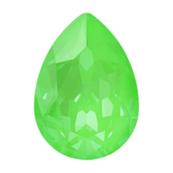 Swarovski Fancy Stones 4320 14 x 10 mm Crystal Electric Green Ignite