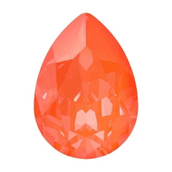 Swarovski Fancy Stones 4320 14 x 10 mm Crystal Electric Orange Ignite