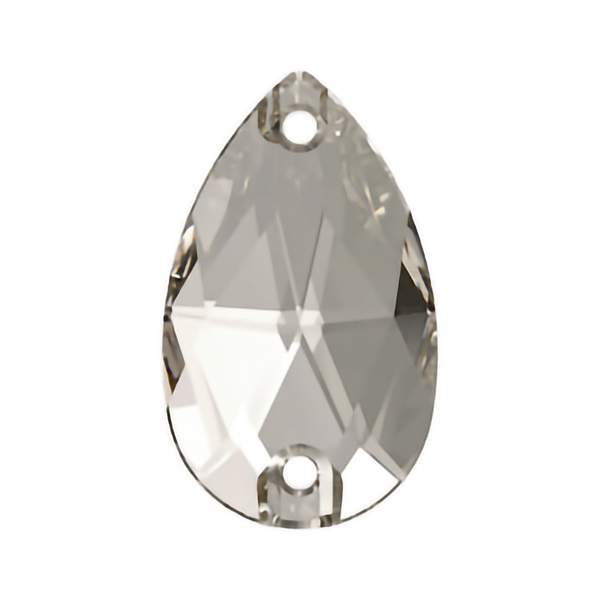 Swarovski Sew-on Crystals 3230 23 x 13,8 mm Crystal Silver Shade F