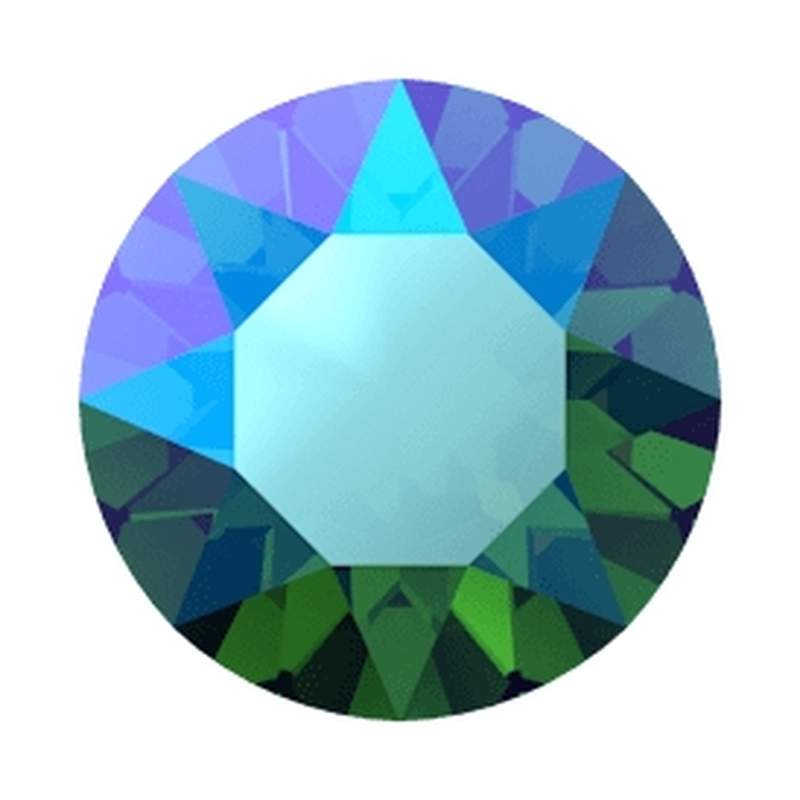 Swarovski Round Stones 1088 ss 39 Emerald Blue AB F