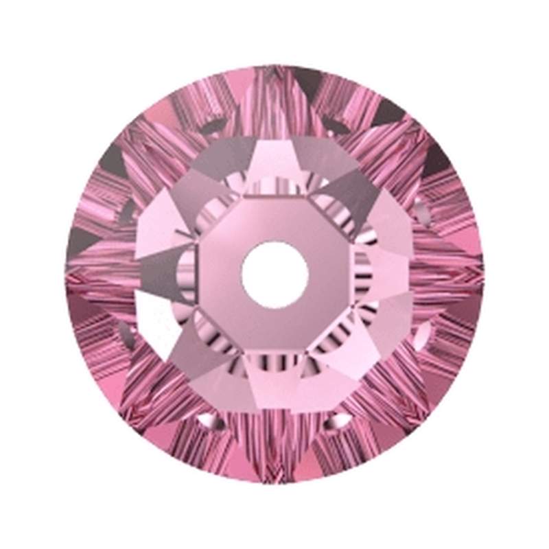 Swarovski Sew-on Crystals 3188 7 mm Rose F