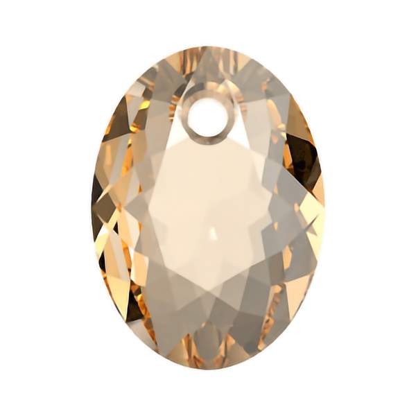 Swarovski Crystal Pendants 6438 11,5 mm Crystal Golden Shadow