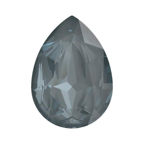 Swarovski Fancy Stones 4390 18 x 13 mm Crystal Dark Grey Ignite