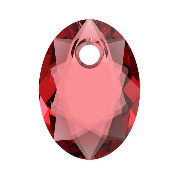 Swarovski Crystal Pendants 6438 9 mm Scarlet