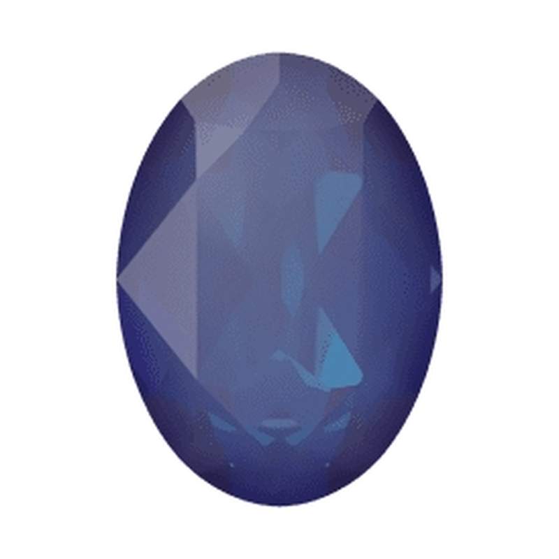 Swarovski Fancy Stones 4120 18 x 13 mm White Opal Bermuda Blue F