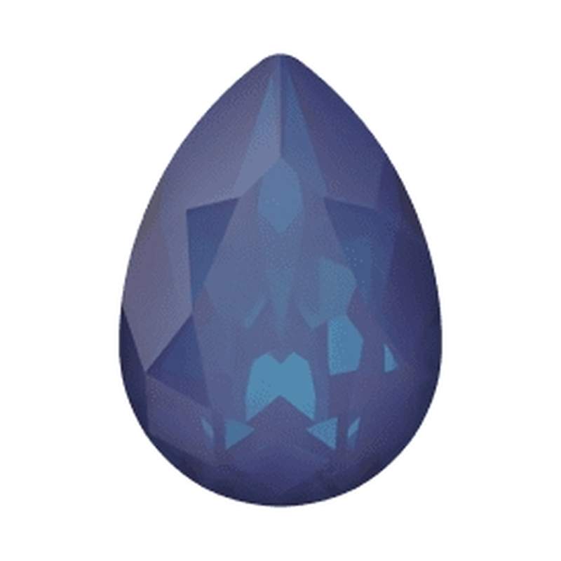 Swarovski Fancy Stones 4320 14 x 10 mm White Opal Bermuda Blue F
