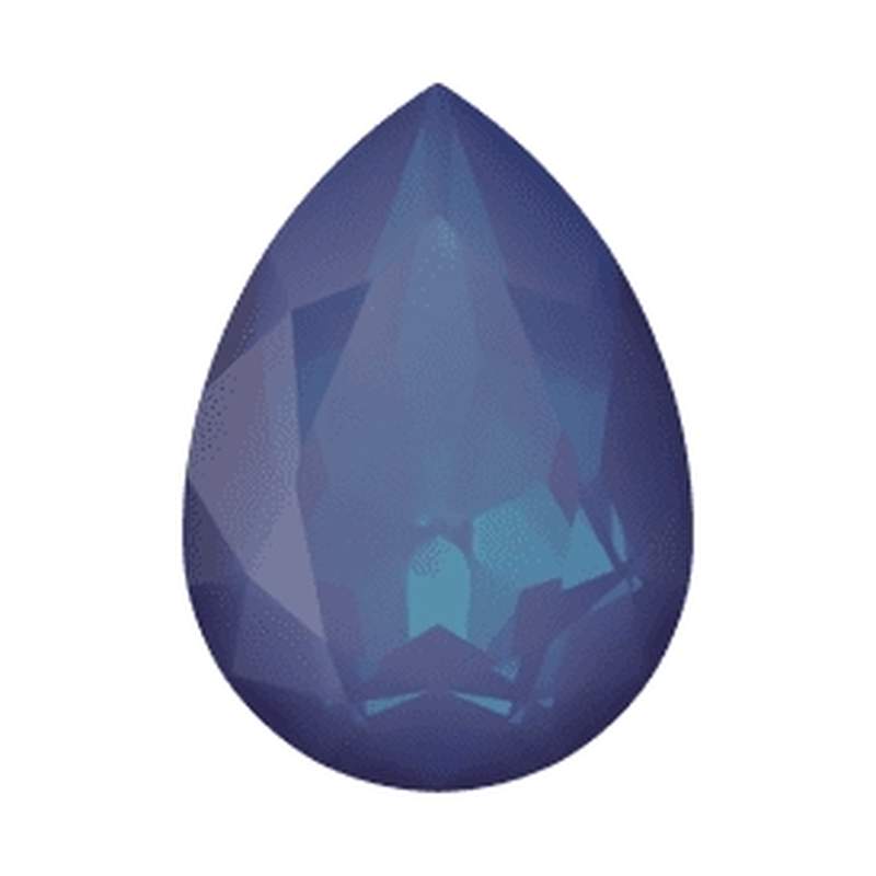 Swarovski Fancy Stones 4320 18 x 13 mm White Opal Bermuda Blue F