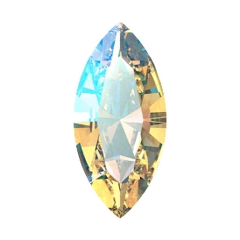 Swarovski Fancy Stones 4228 15 x 7 mm Crystal Shimmer F
