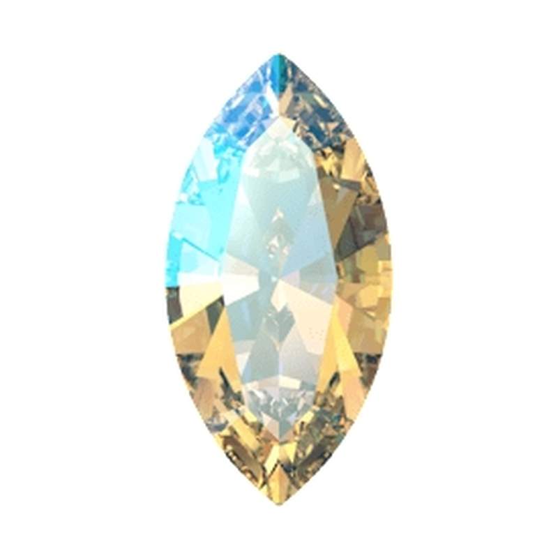 Swarovski Fancy Stones 4228 10 x 5 mm Crystal Shimmer F