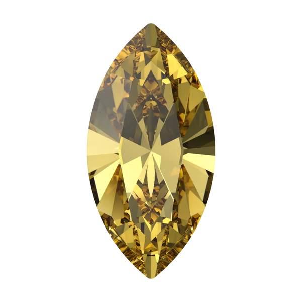 Swarovski Fancy Stones 4228 8 x 4 mm Recreated Dark Jonquil F