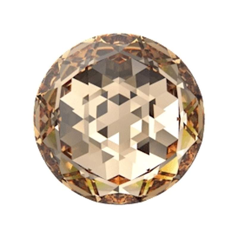 Swarovski Flatback Crystals 2072 10 mm Light Colorado Topaz F