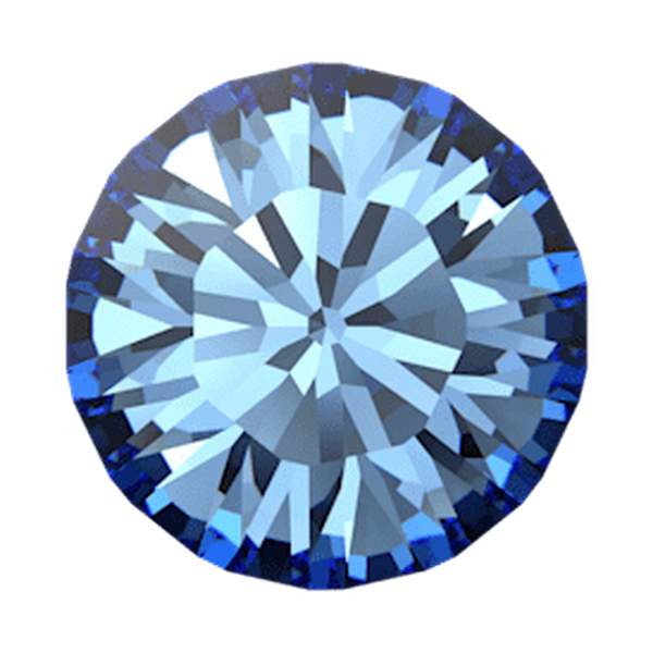 Swarovski Round Stones 1028 pp 4 Recreated Ice Blue F