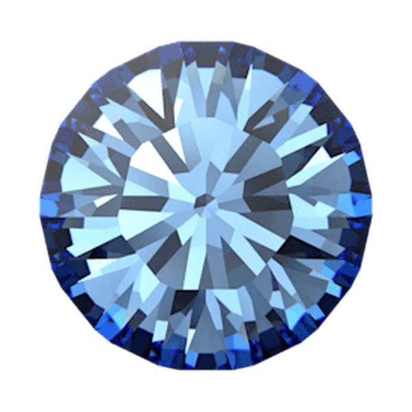 Swarovski Round Stones 1028 pp 10 Recreated Ice Blue F