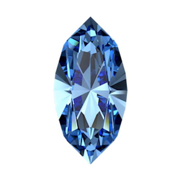 Swarovski Fancy Stones 4228 5 x 2,5 mm Recreated Ice Blue F