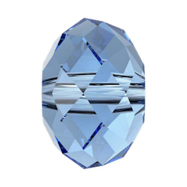 Swarovski Crystal Beads 5040 8 mm Recreated Ice Blue