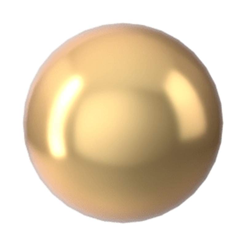 Swarovski Crystal Pearls 5809 2 mm Crystal Gold Pearl