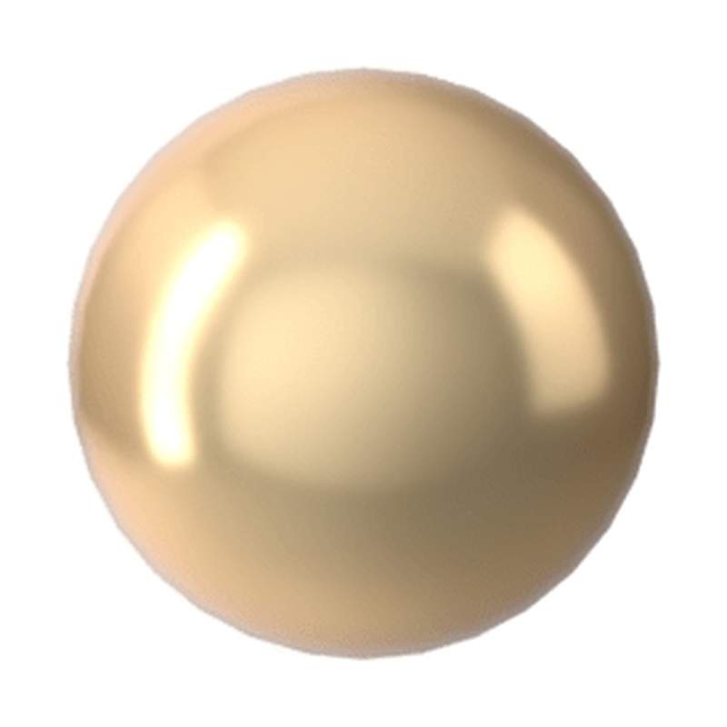 Swarovski Crystal Pearls 5809 1,5 mm Crystal Light Gold Pearl