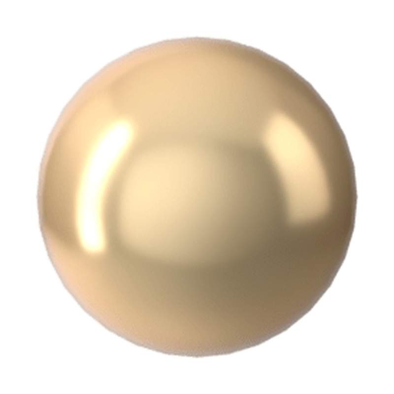 Swarovski Crystal Pearls 5809 3 mm Crystal Light Gold Pearl