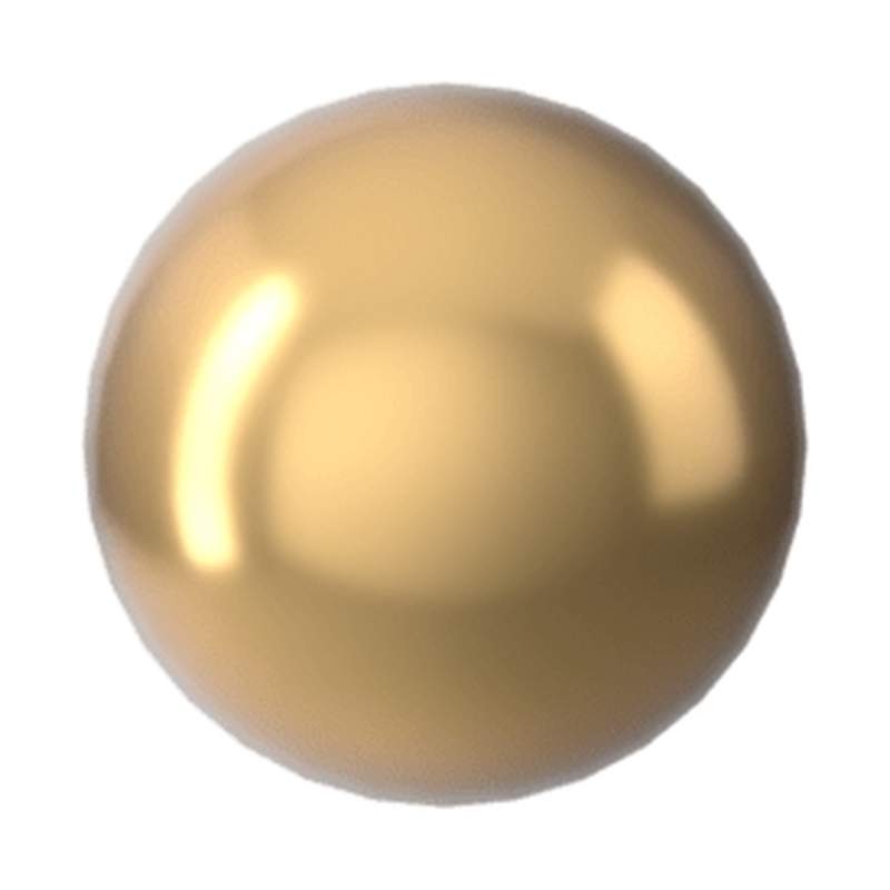 Swarovski Crystal Pearls 5809 3,5 mm Crystal Bright Gold Pearl