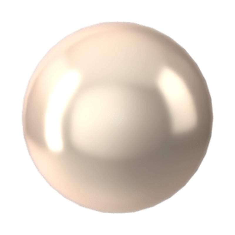 Swarovski Crystal Pearls 5809 1 mm Crystal Creamrose Pearl