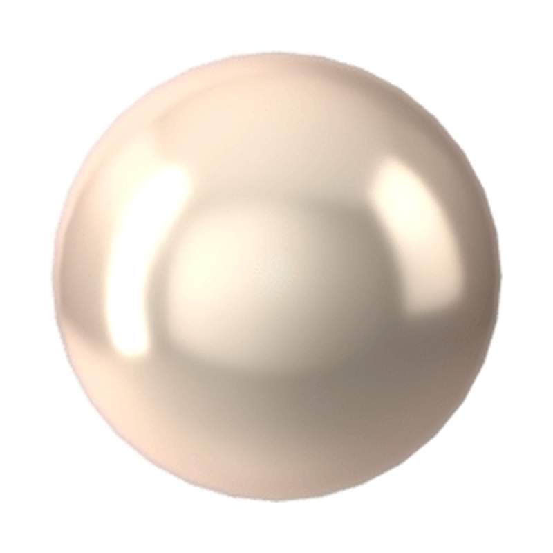 Swarovski Crystal Pearls 5809 1,5 mm Crystal Creamrose Pearl