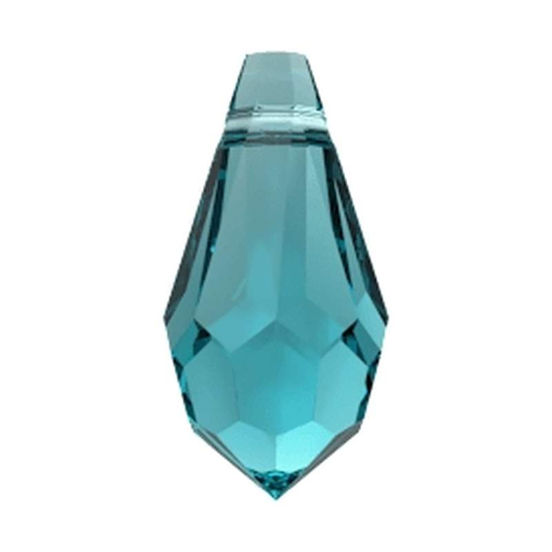 Swarovski Crystal Pendants 6000 11 x 5,5 mm Blue Zircon