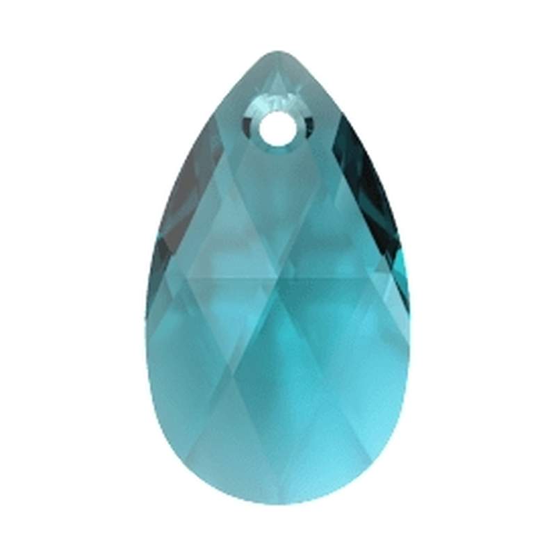 Swarovski Crystal Pendants 6106 22 mm Blue Zircon