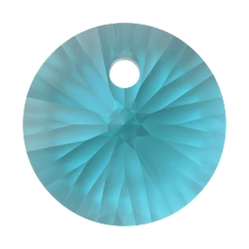 Swarovski Crystal Pendants 6428 6 mm Blue Zircon