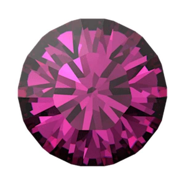 Swarovski Round Stones 1028 pp 9 Dark Rose F