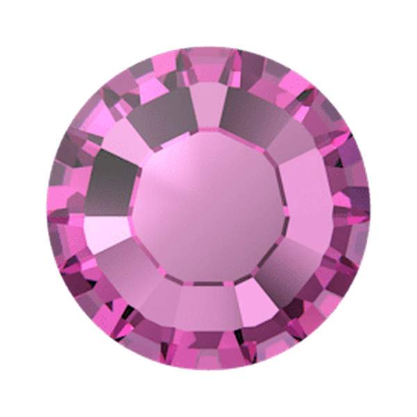 Swarovski Hotfix Crystals 2038 ss 6 Dark Rose A HF