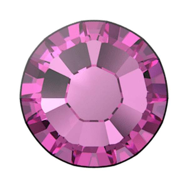 Swarovski Hotfix Crystals 2038 ss 10 Dark Rose A HF