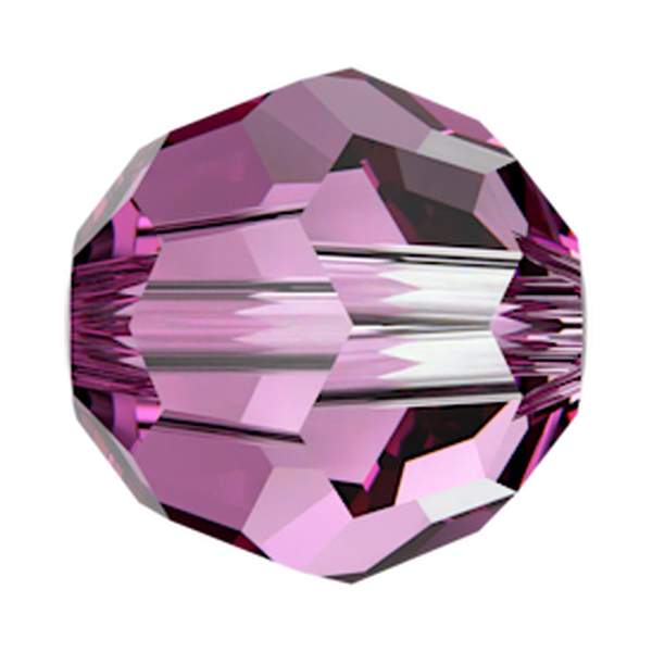 Swarovski Crystal Beads 5000 6 mm Dark Rose