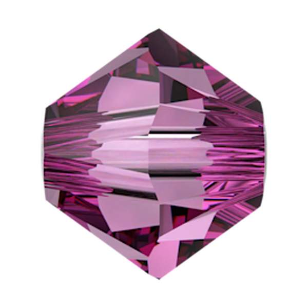 Swarovski Crystal Beads 5328 4 mm Dark Rose