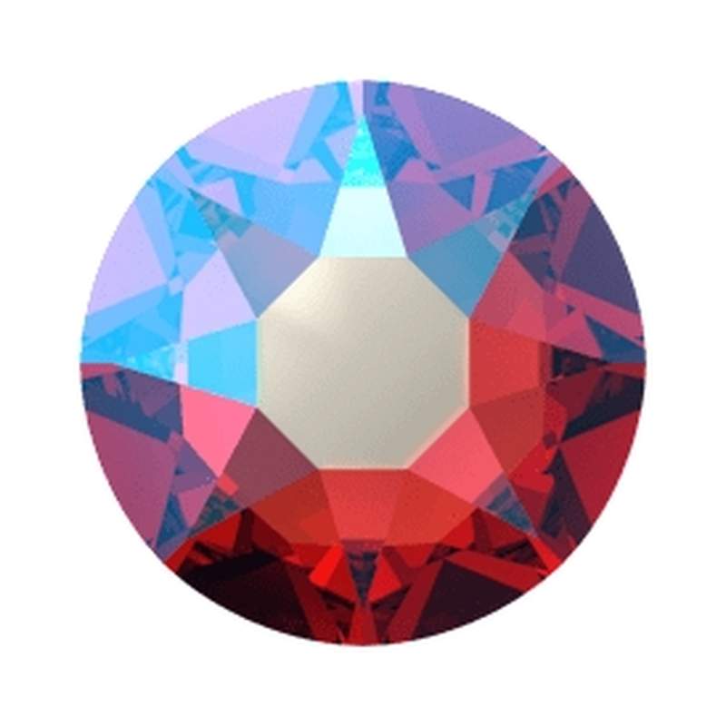 Swarovski Hotfix Crystals 2078 ss 16 Scarlet Shimmer A HF
