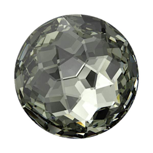 Swarovski Round Stones 1383 8 mm Black Diamond F