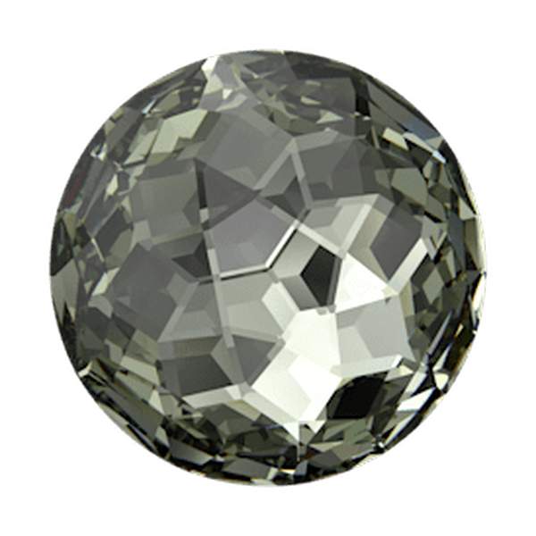 Swarovski Round Stones 1383 10 mm Black Diamond F