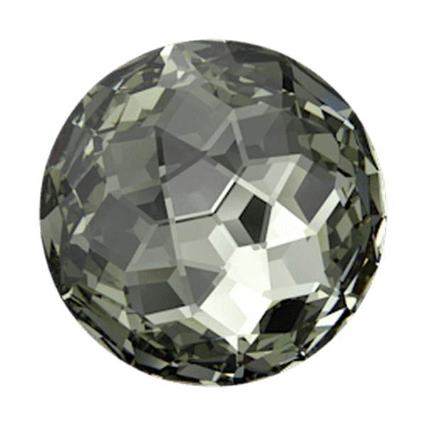 Swarovski Round Stones 1383 14 mm Black Diamond F