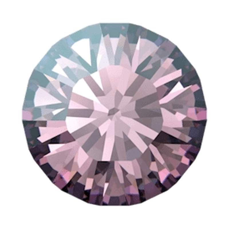 Swarovski Round Stones 1028 pp 9 Light Amethyst Moonlight F